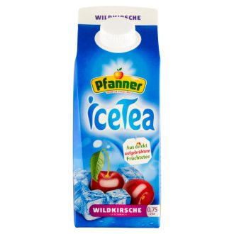   Pfanner Ice Tea tea üdítőital vadcseresznye ízesítéssel 0,75 l