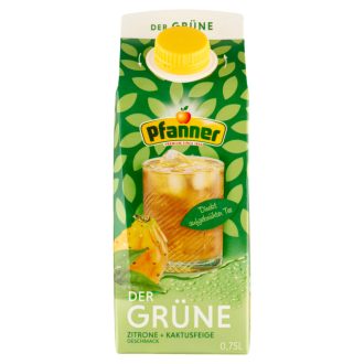   Pfanner zöld tea üdítőital citrom és kaktuszfüge ízesítéssel 0,75 l