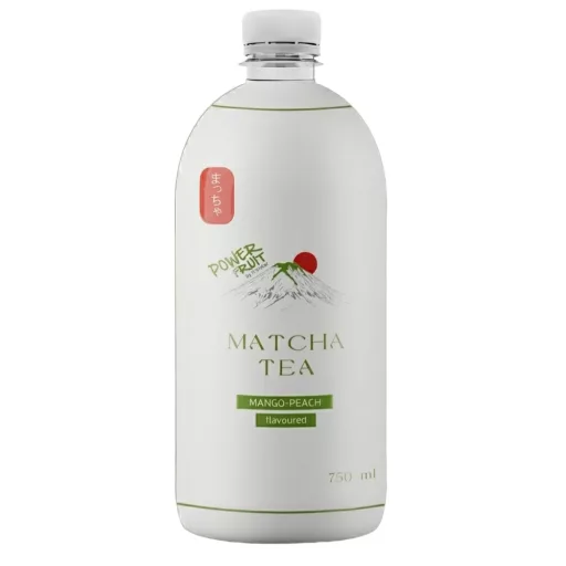 Power Fruit üdítőital 750m Matcha Tea Mangó - Őszibarack íz