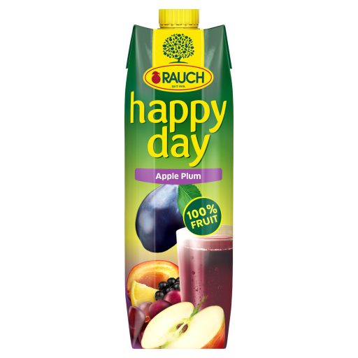 Happy Day gyümölcslé 1l alma-szilva 100%