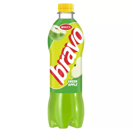 Rauch Bravo almaital cukorral és édesítőszerekkel, 5 vitaminnal 0,5 l