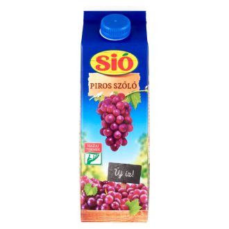 Sió gyümölcsital 1l piros szőlő 20%