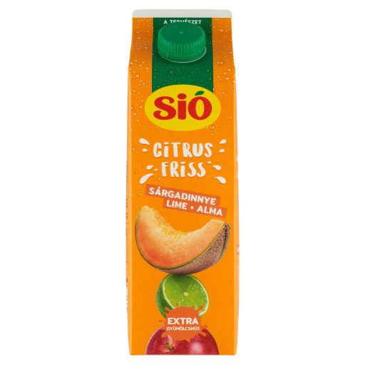 Sió Citrus Friss gyümölcsital 1L dinnye-lime 12%