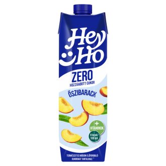   Hey-Ho őszibarackital édesítőszerekkel és 5 vitaminnal 1 l