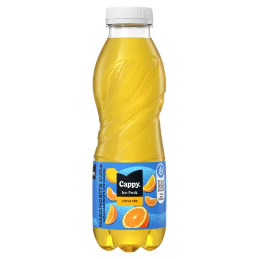 Cappy Ice Fruit Citrus Mix szénsavmentes citrusos ízű üdítőital cukorral és édesítőszerekkel 500 ml