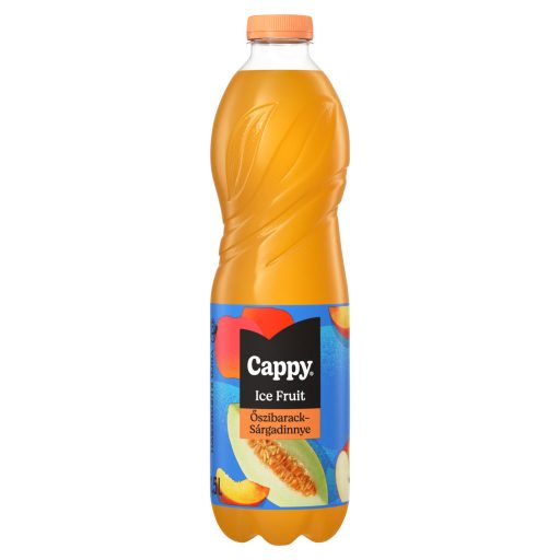 Cappy Ice Fruit szénsavmentes alma-őszibarack-sárgadinnye ital citromfű ízesítéssel 1,5 l