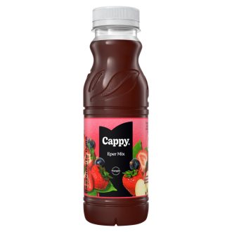   Cappy Eper mix gyümölcsital gyümölcslével és gyümölcspürével cukorral és édesítőszerekkel 330 ml