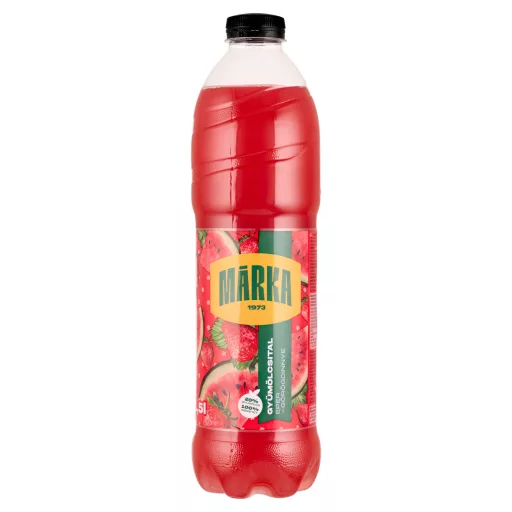 Márka eper-görögdinnye szénsavmentes gyümölcsital cukorral 1,5 l