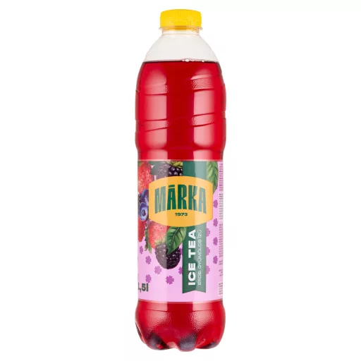 Márka Ice Tea erdei gyümölcs ízű szénsavmentes üdítőital fekete tea kivonattal és cukorral 1,5 l