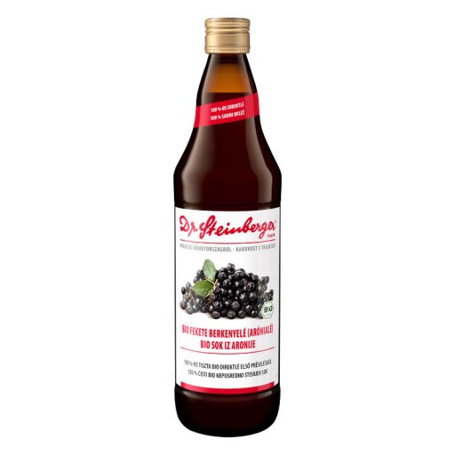 Dr.Steinberger gyümölcslé 750ml Feketeberkenye Arónia