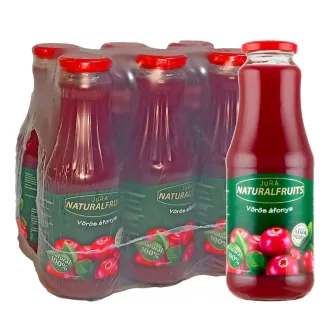 Jura vörös áfonyalé 6x1l 100% HCN 