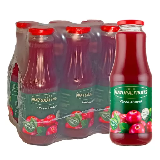 Jura vörös áfonyalé 6x1l 100% HCN 