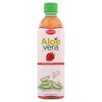 ALEO aloe vera üdítőital 500ml strawberry
