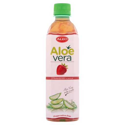 ALEO aloe vera üdítőital 500ml strawberry