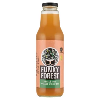   Funky Forest gyümölcslé 750ml 100%-os alma-őszibarack préslé + 50Ft visszaváltási díj