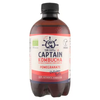   Captain Kombucha élőflórás ital 400ml gránátalma Bio + 50Ft visszaváltási díj