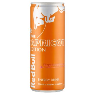  Red Bull The Apricot Edition energiaital sárgabarack-eper ízesítéssel 250 ml
