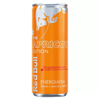   Red Bull The Apricot Edition energiaital sárgabarack-eper ízesítéssel 250 ml