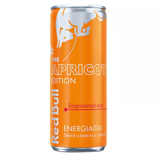 Red Bull The Apricot Edition energiaital sárgabarack-eper ízesítéssel 250 ml