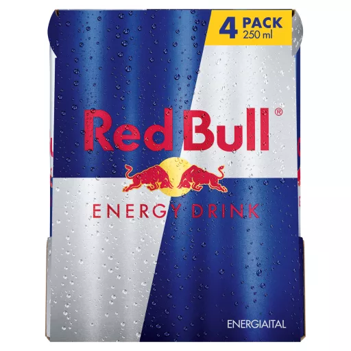 Red Bull magas koffeintartalmú szénsavas energiaital 4 x 250 ml 