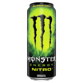   Monster Energy Nitro Super Dry szénsavas ital koffeinnel, cukrokkal és édesítőszerrel 500 ml