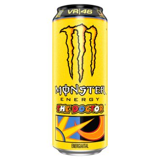   Monster Energy The Doctor Rossi VR 46 szénsavas ital koffeinnel cukrokkal és édesítőszerrel 500 ml