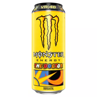   Monster Energy The Doctor Rossi VR 46 szénsavas ital koffeinnel cukrokkal és édesítőszerrel 500 ml