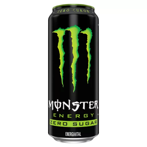 Monster Energy Zero Sugar szénsavas ital koffeinnel és édesítőszerekkel 500 ml