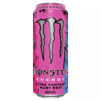   Monster energiaital 0,5l Ultra Ruby Red + 50Ft visszaváltási díj