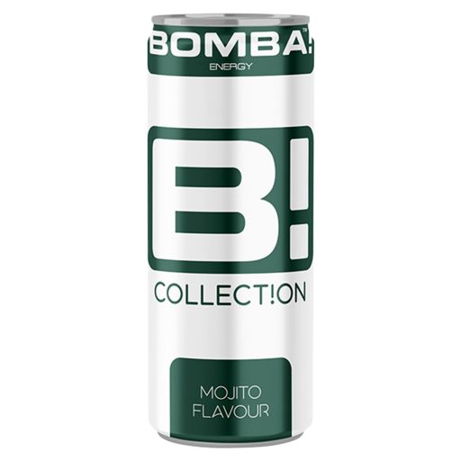BOMBA! Collection hőkezelt, koffeintartalmú, szénsavas ital cukorral és édesítőszerekkel 250 ml