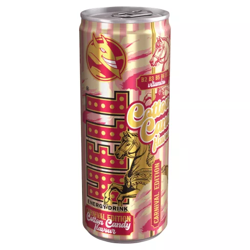HELL Carnival Edition vattacukorízű, koffeintartalmú, szénsavas energiaital 250 ml