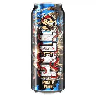   HELL Pirate Pear füge- és körteízű, koffeintartalmú, szénsavas energiaital 500 ml