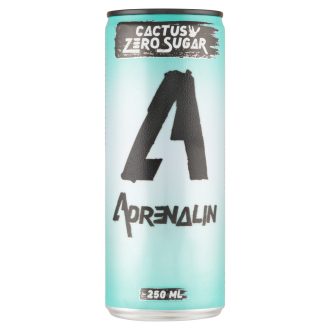   Adrenalin kaktusz-guavaízű szénsavas, energiamentes ital édesítőszerekkel 250 ml