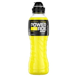   Powerade Lemon szénsavmentes, citromízű izotóniás sportital cukorral és édesítőszerekkel 500 ml