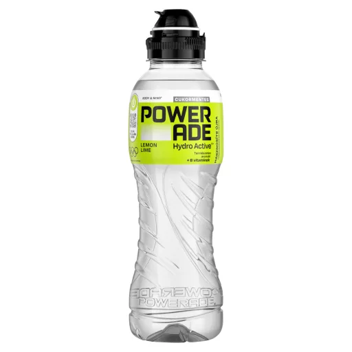 Powerade sportital 0,5L Zero Hydroactive citrom-lime + 50Ft visszaváltási díj