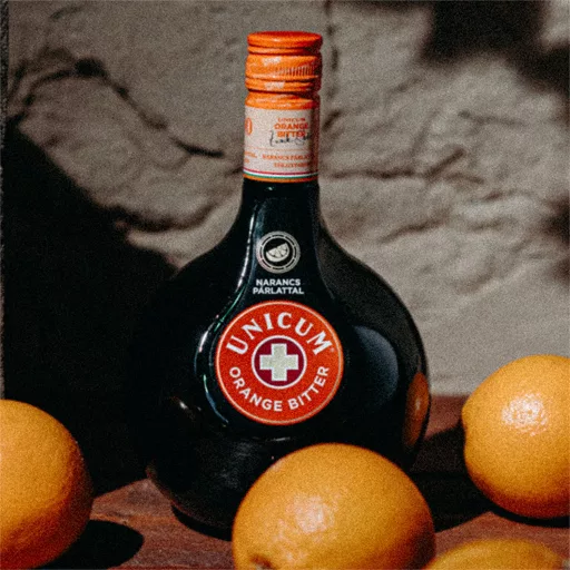 Zwack Unicum Orange Bitter gyógynövénylikőr narancs párlattal 34,5% 0,5 l