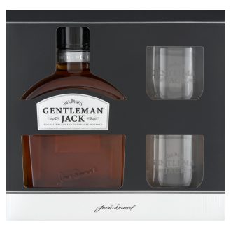   Jack Daniel's whiskey 0,7l Gentleman Jack +2 pohár díszdobozban + 50Ft visszaváltási díj