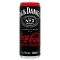 Jack Daniel's Tennessee Whiskey és Coca Cola Zero Sugar alkoholos szénsavas ital 5% 330 ml