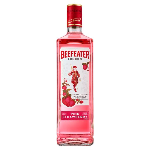 Beefeater Pink Strawberry természetes eper ízesítésű gin 37,5% 0,7 l