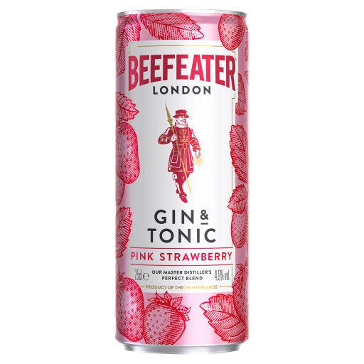 Beefeater Pink alkoholos üdítőital ginből és tonikból 4,9% 0,25 l