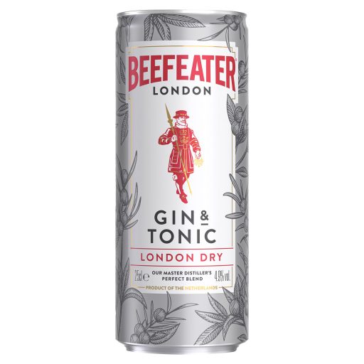 Beefeater alkoholos üdítőital ginből és tonikból 4,9% 0,25 l