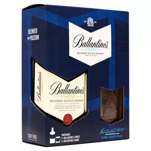 Ballantine's whiskey 0,7l finest +1 pohár 40% 2019 