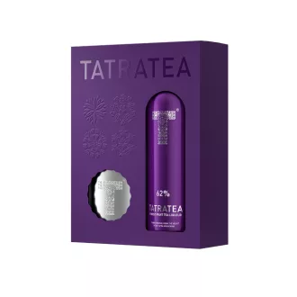 TatraTea likőr 0,7l 62% Erdei Gyümölcsös tea + flaska 