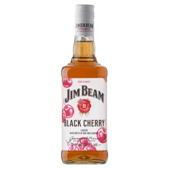   Jim Beam Black Cherry cseresznye ízesítésű bourbon whiskey alapú likőr 32,5% 0,7 l