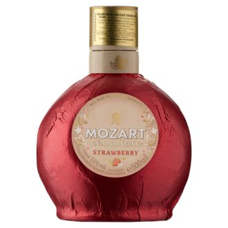   Mozart eper ízesítésű fehércsokoládé krémlikőr 15% 0,5 liter