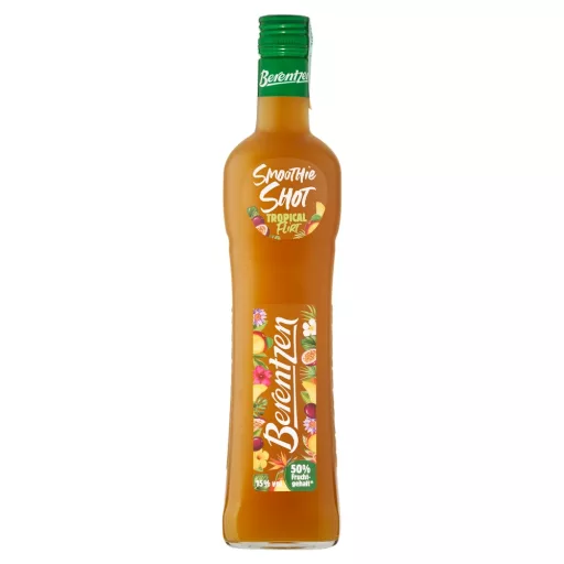 Berentzen Smoothie Shot Tropical Flirt német vegyes gyümölcs ízesítésű likőr 15% 0,5 l