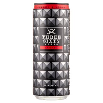 Three Sixty alkoholos ital 0,33l Vodka Energy 10%