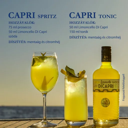 Limoncello di Capri likőr 30% 0,7 l