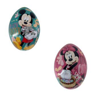 Fém tojás csokis keksszel 10g Mickey többféle