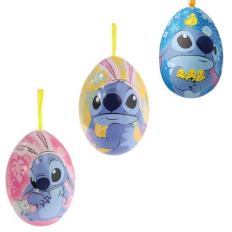 Fém tojás csokis keksszel 10g Stitch többféle